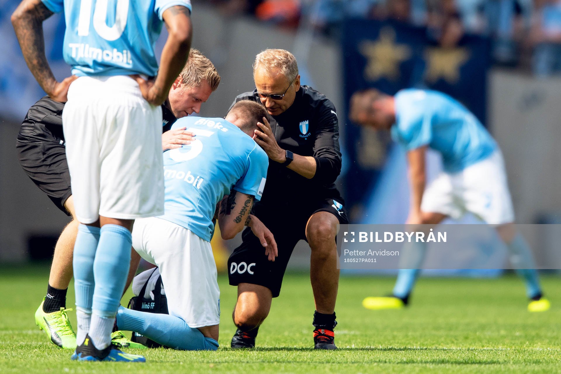 Malmö FFs Sören Rieks får vård