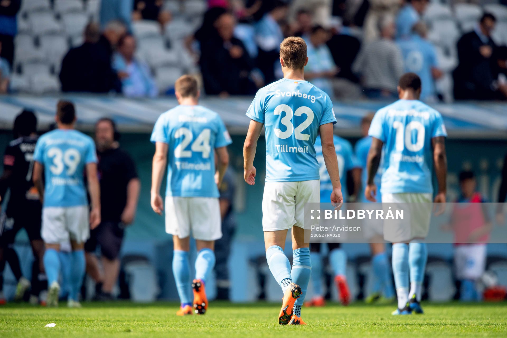 Malmö FFs Felix Konstandeliasz, Lasse Nielsen, Mattias