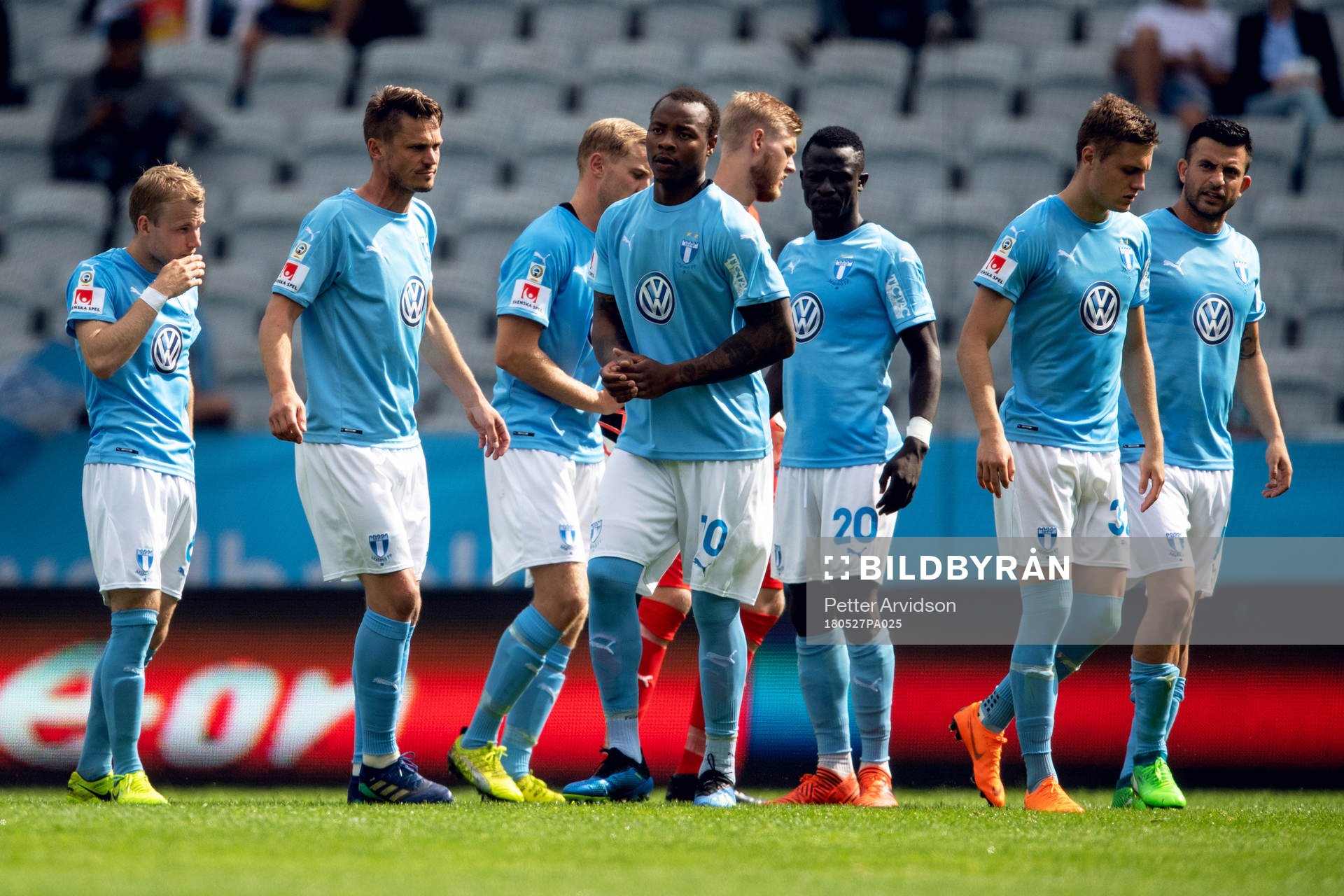 Malmö FFs spelare deppar