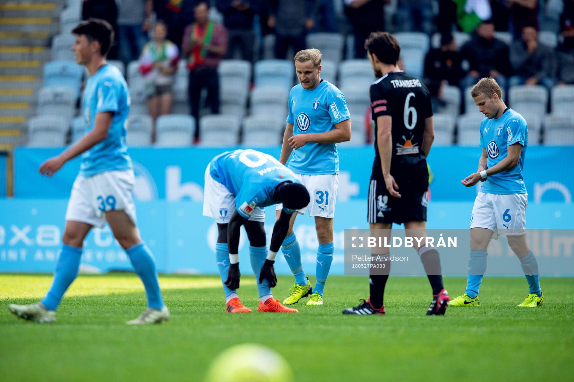 Malmö FFs Franz Brorsson deppar
