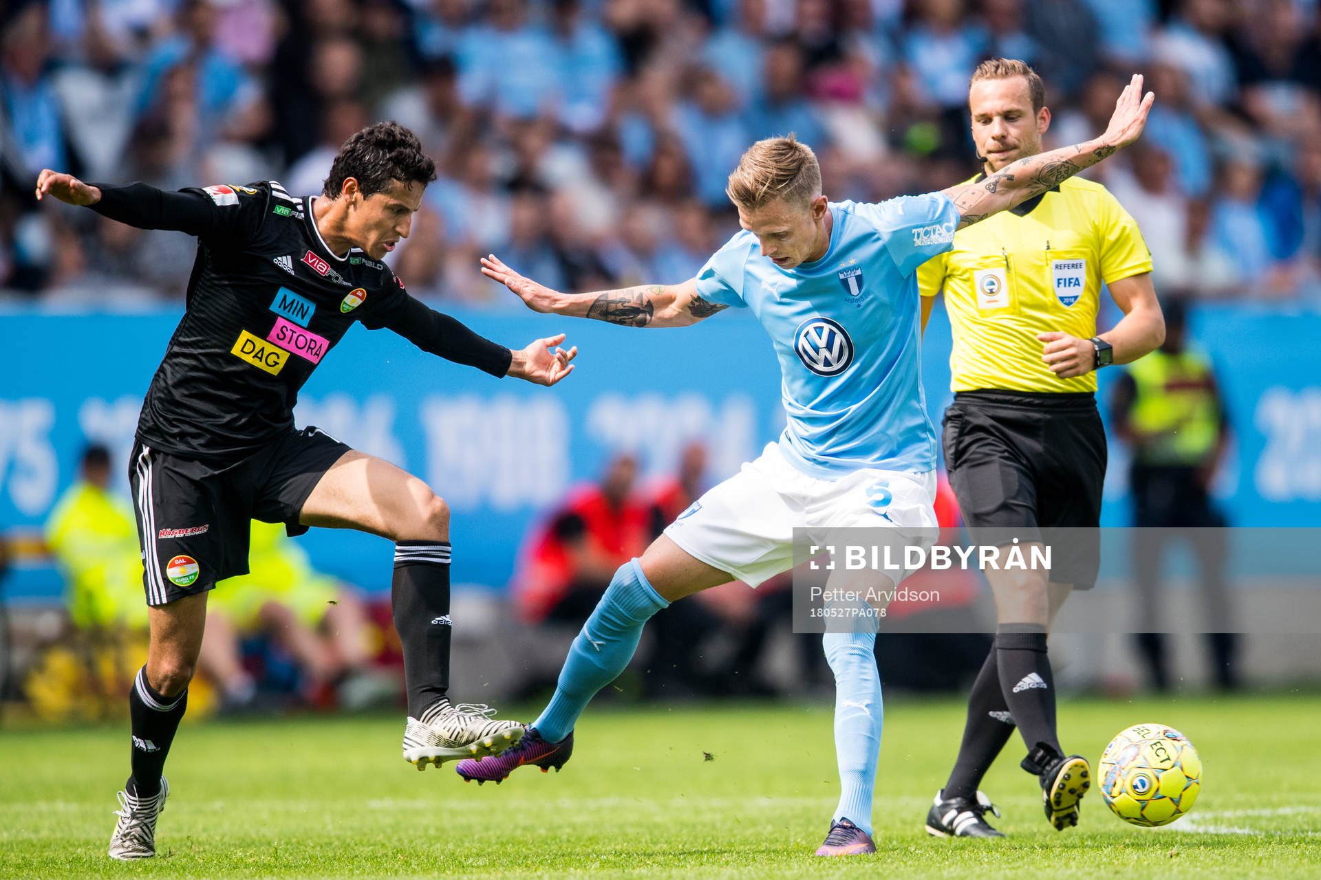 Dalkurds Ahmad Awad och Malmö FFs Sören Rieks