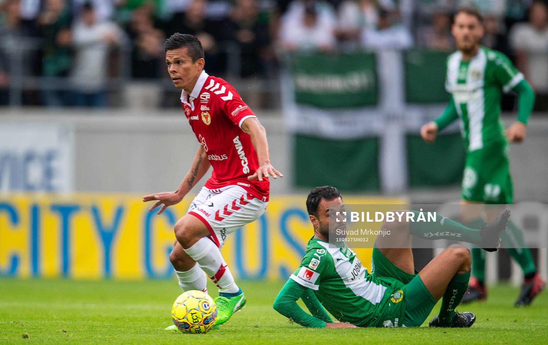 Kalmars Romário Pereira Sipião och Hammarbys Imad Khalili