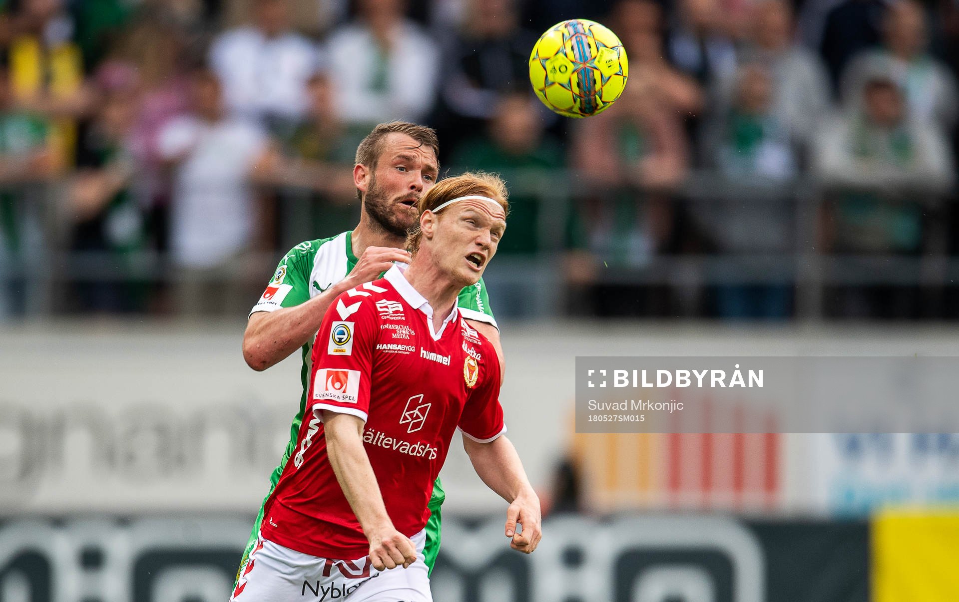 Kalmars Nils Fröling och Hammarbys Mads Fenger Nielsen
