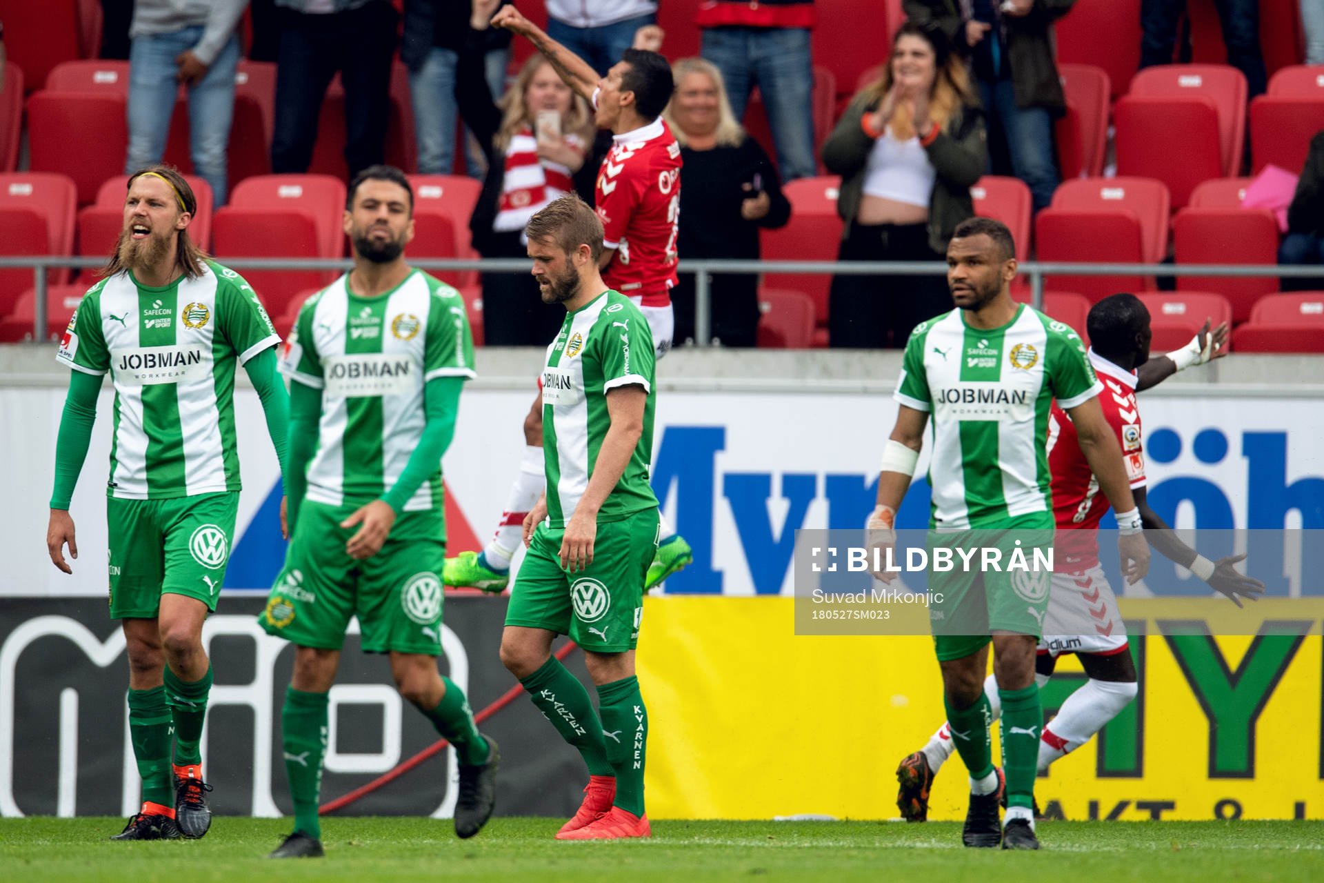 Hammarbys spelare deppar