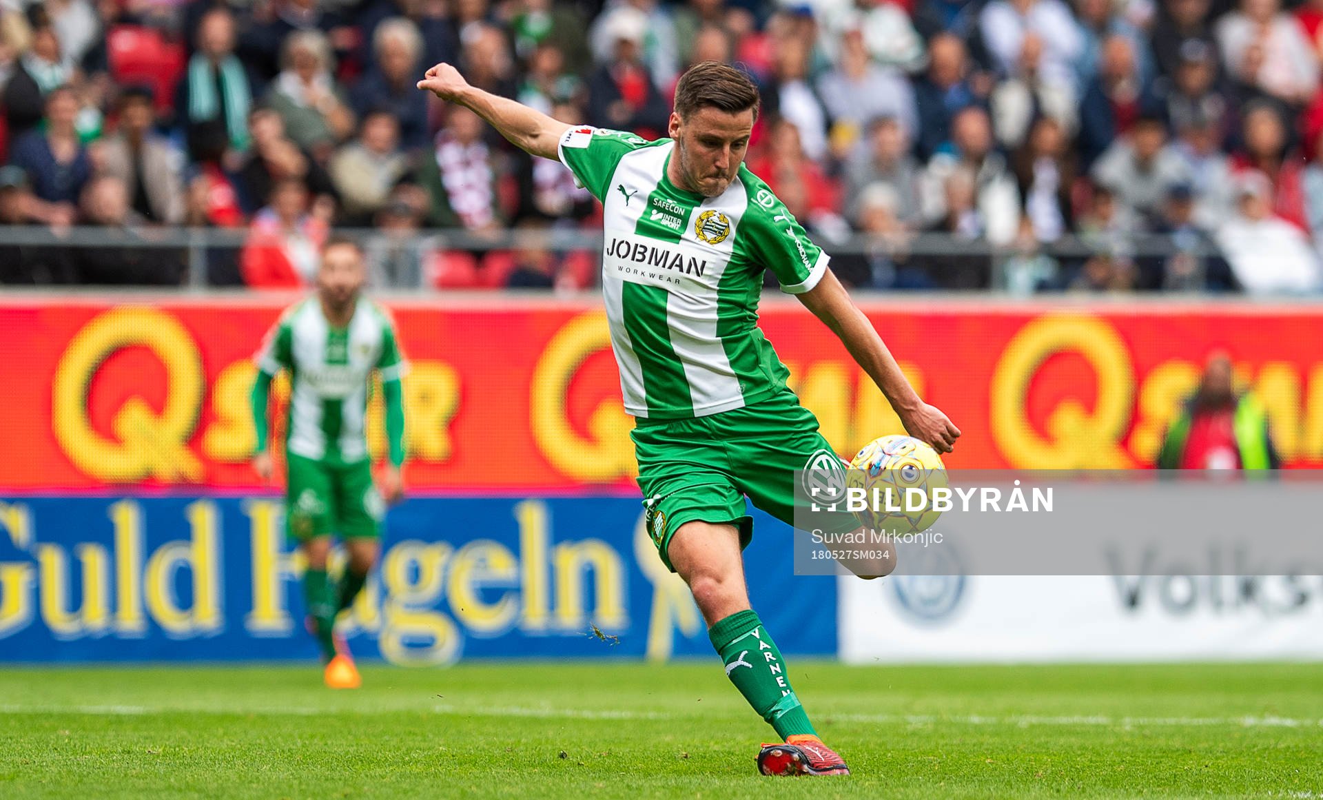 Hammarbys Jeppe Andersen gör 1-1 målet