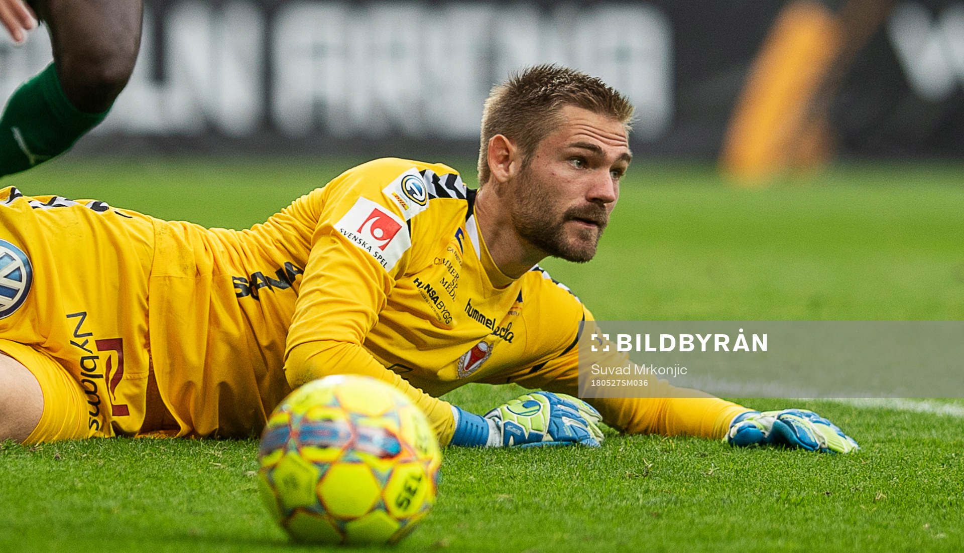Kalmars målvakt Lucas Hägg-Johansson