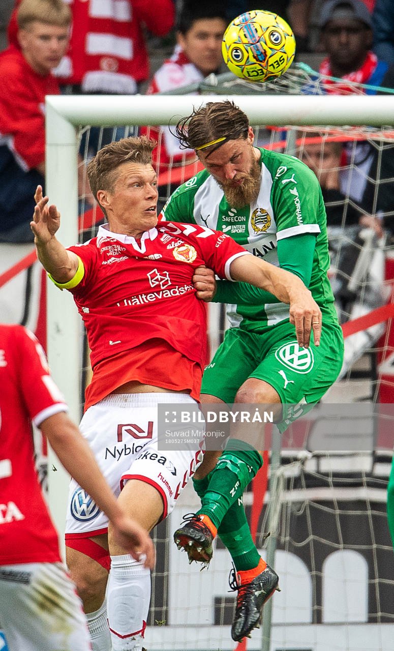 Kalmars Viktor Elm och Hammarbys Björn Paulsen