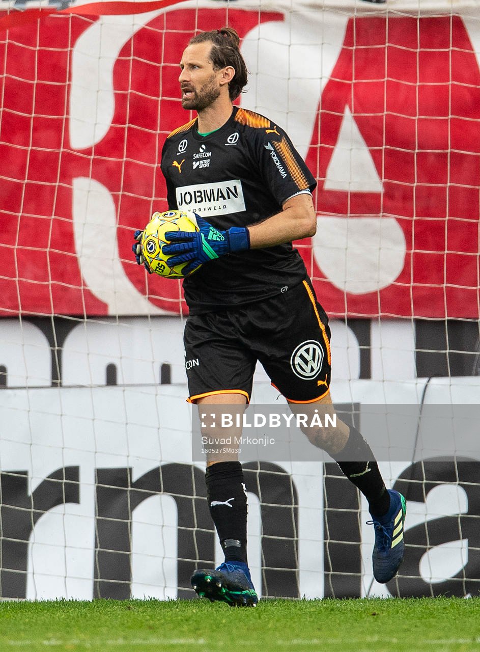 Hammarbys målvakt Johan Wiland