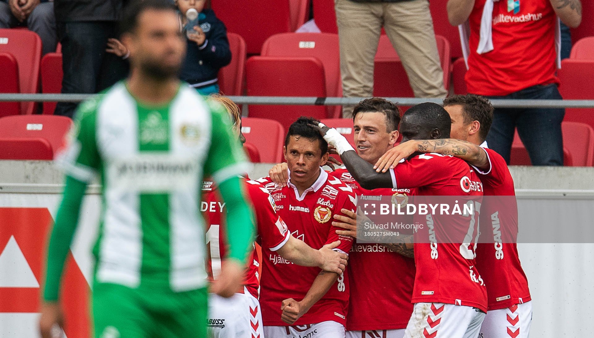 Kalmarspelarna jublar