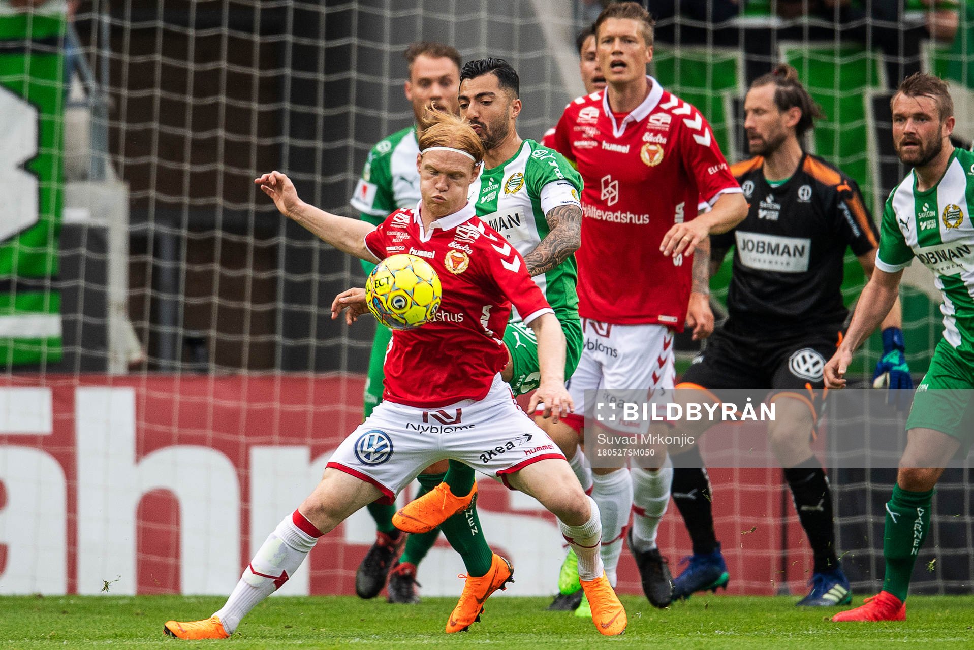 Kalmars Nils Fröling och Hammarbys Jiloan Hamad