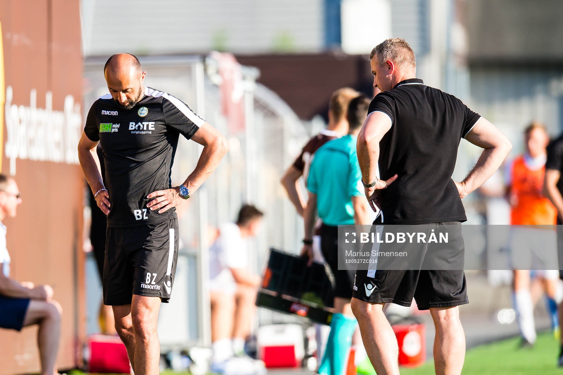 Bojan Zajic, assistant coach of Sandnes Ulf and Bengt