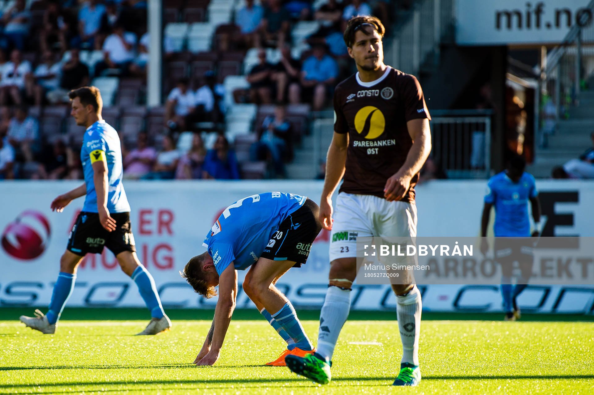 Kent Håvard Eriksen of Sandnes Ulf looks dejected