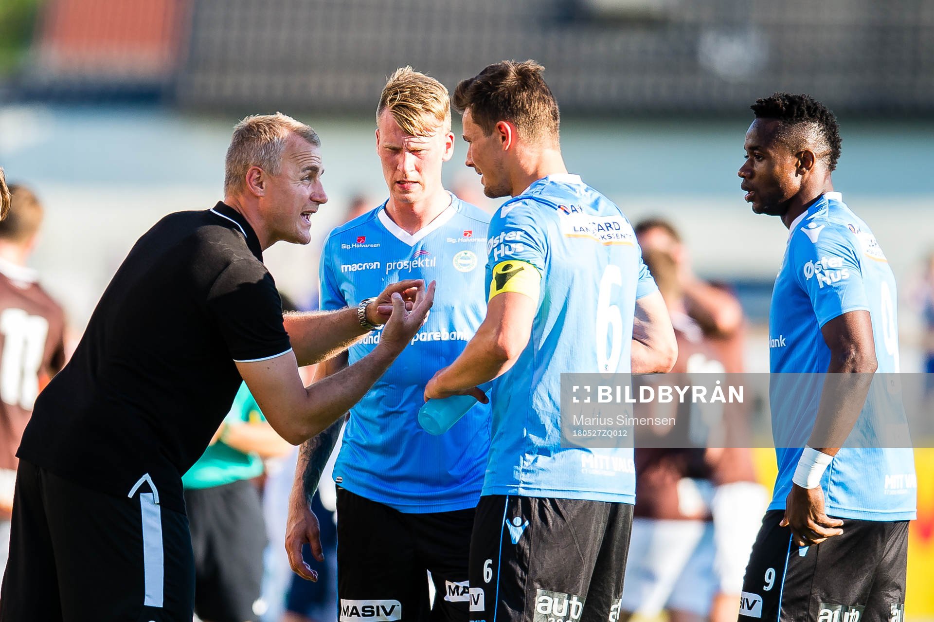 Bengt Sæternes, head coach of Sandnes Ulf, Niels Vorthoren