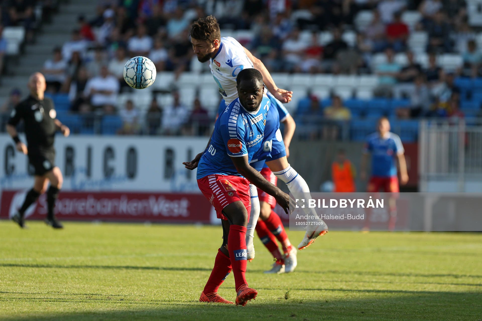 Christian Landu-Landu of Tromsø in action against