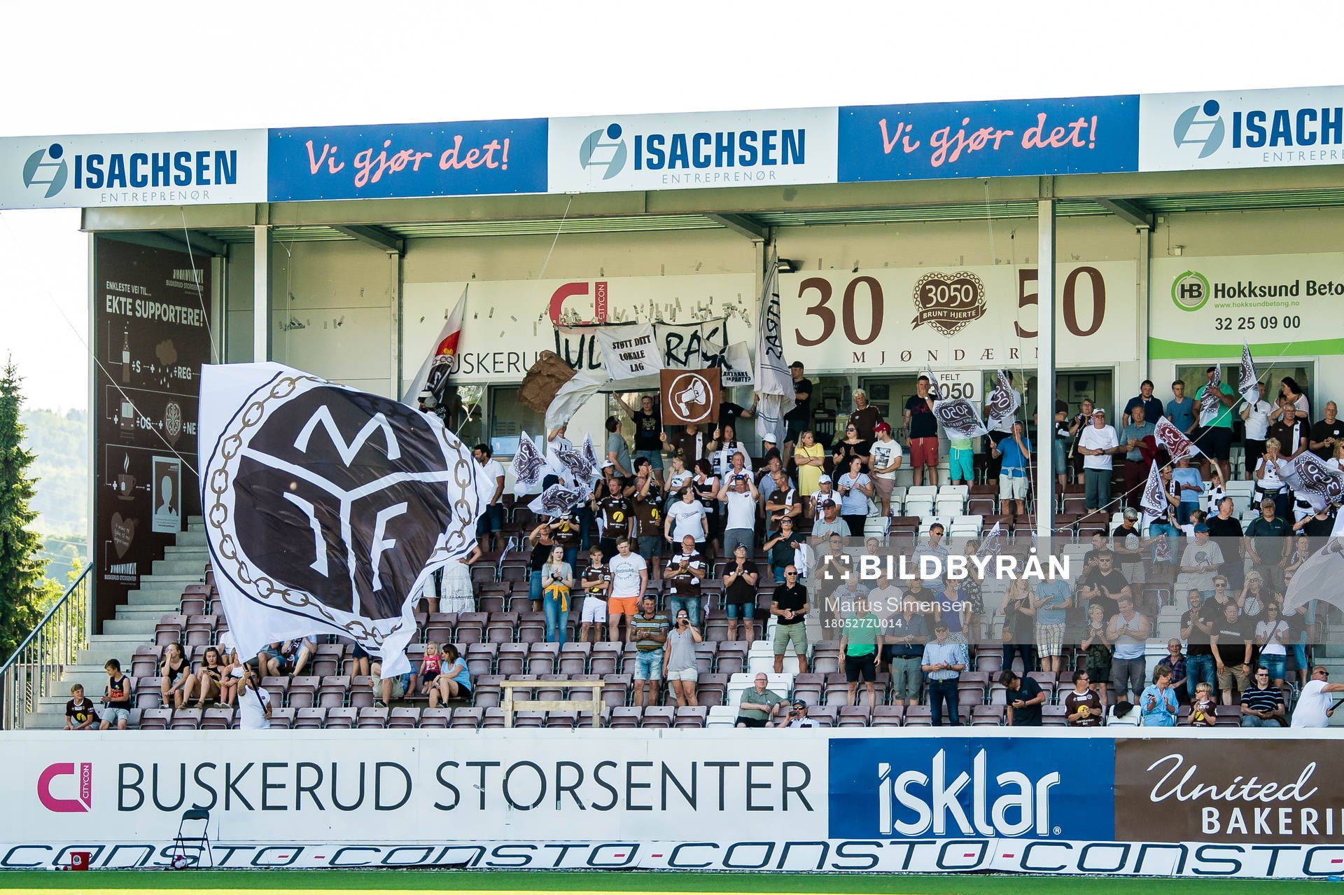 Supporters of Mjøndalen