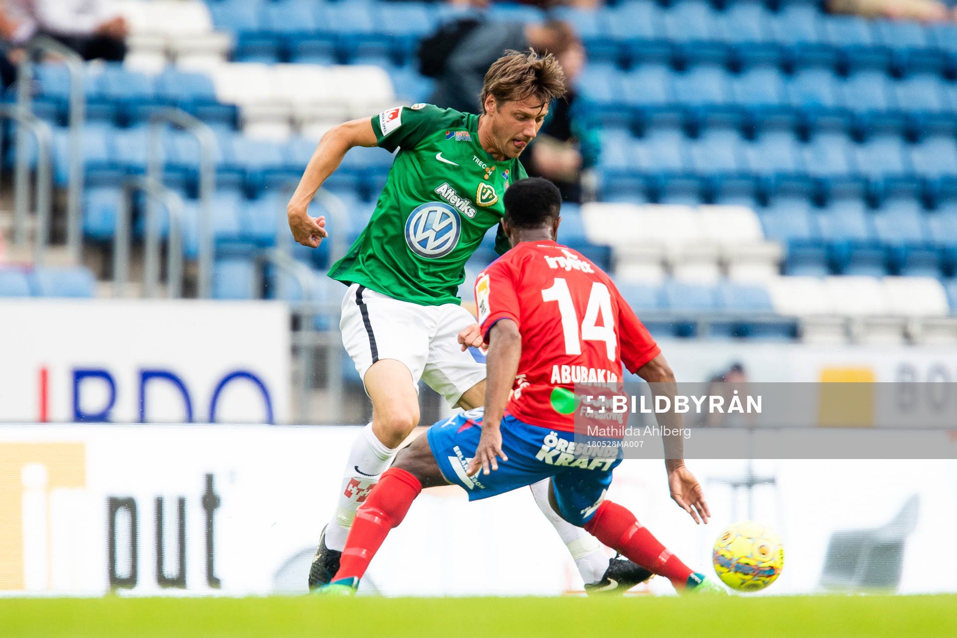 Jönköpings Jakob Orlov och Helsingborgs Mohammed Abubakari