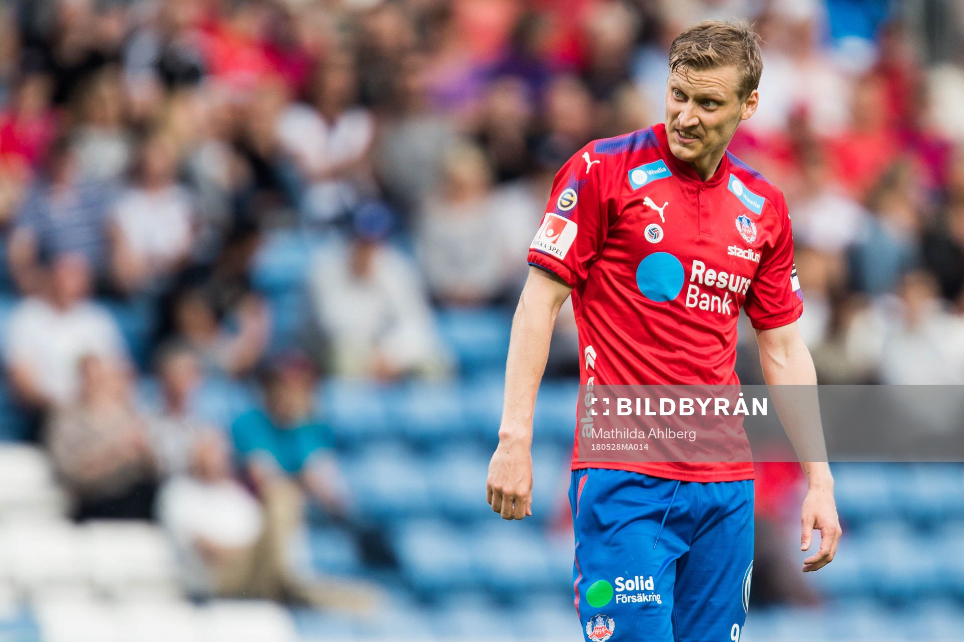 Helsingborgs Andri Runar Bjarnason deppar