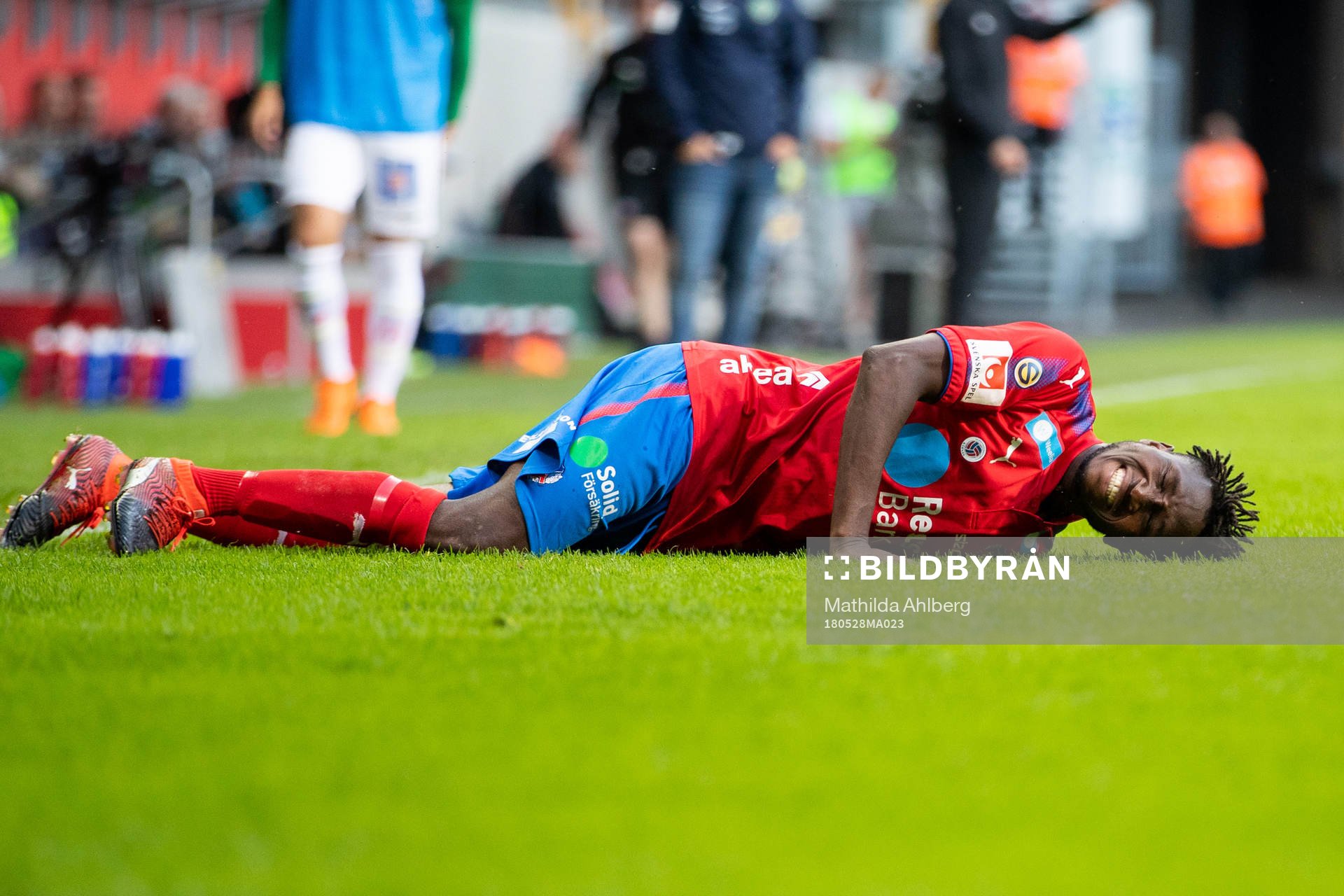 Helsingborgs Mamudu Moro med skada