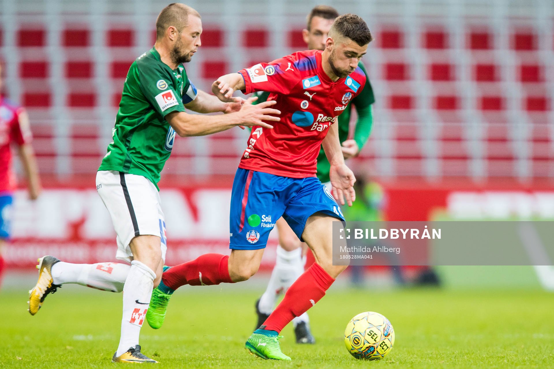 Jönköpings Tom Siwe och Helsingborgs Mattias Almeida