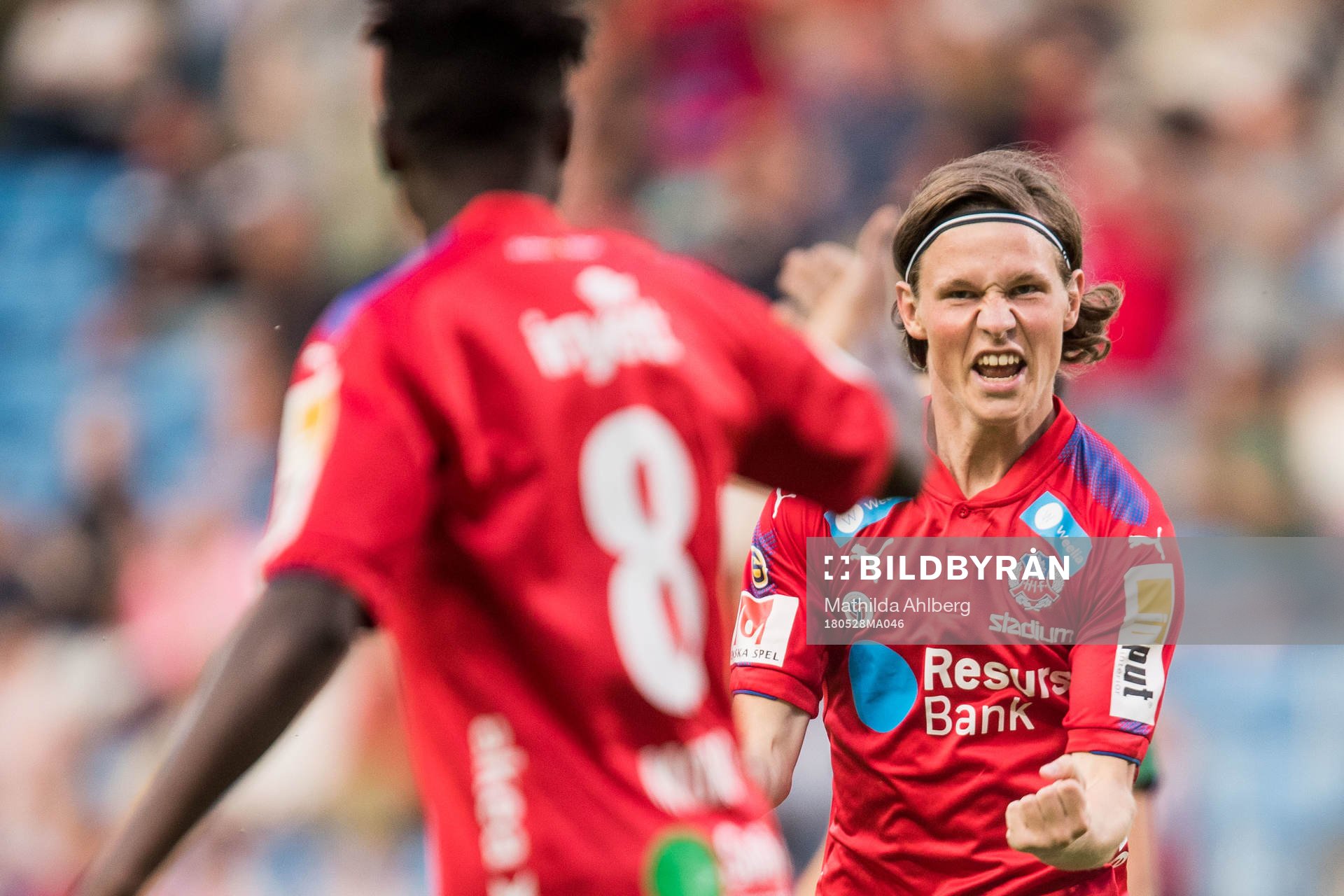 Helsingborgs Max Svensson jublar