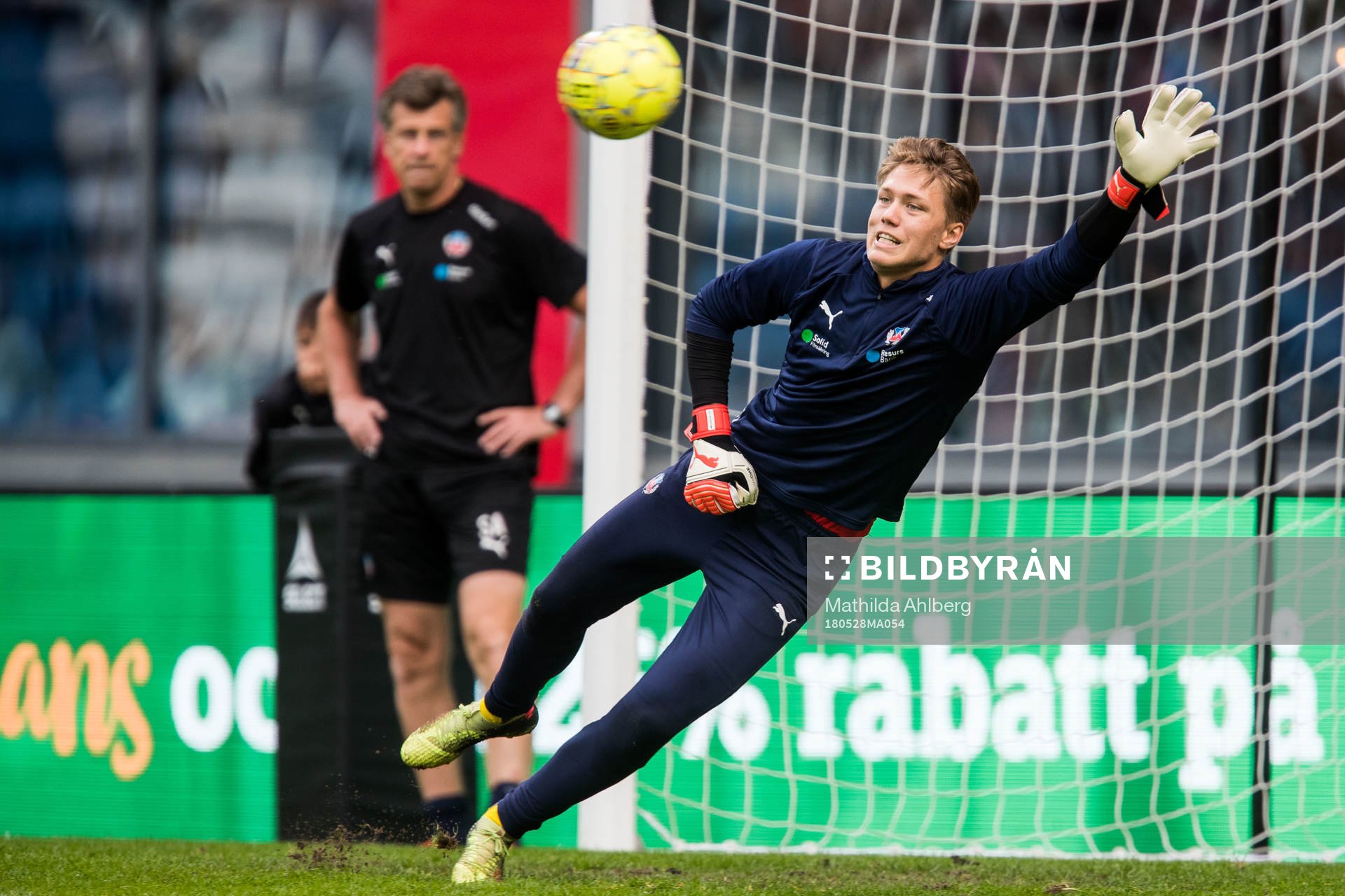 Helsingborgs målvakt Kalle Joelsson