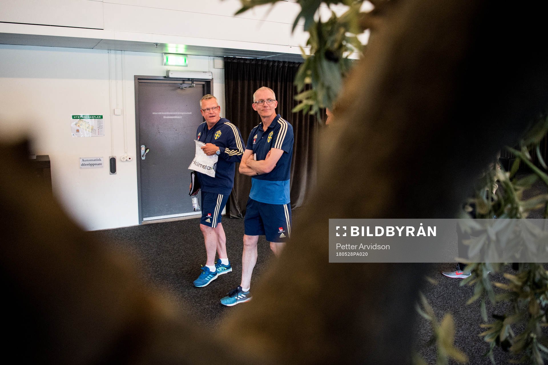Sveriges förbundskapten Janne Andersson och Svenska