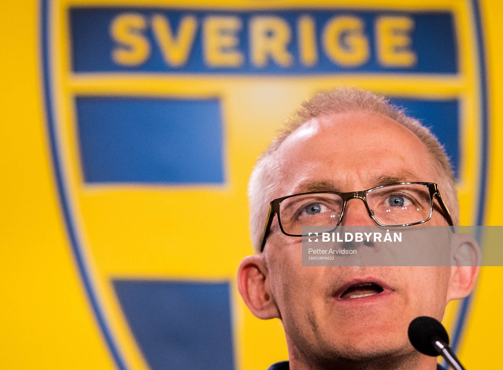 Svenska fotbollförbundets kommunikatör Staffan Stjernholm