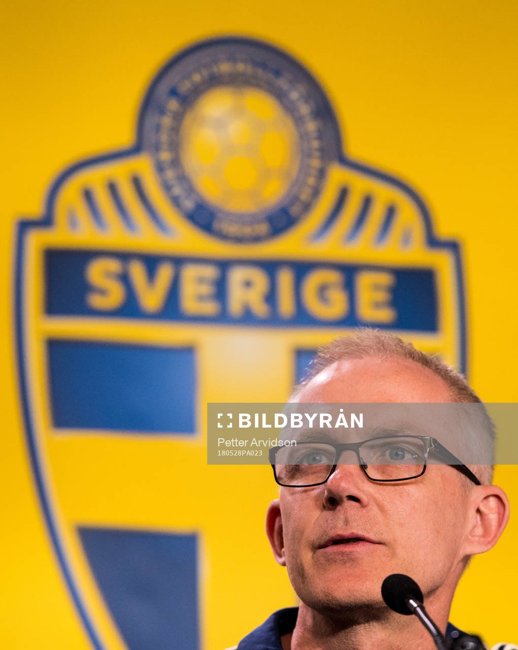 Svenska fotbollförbundets kommunikatör Staffan Stjernholm