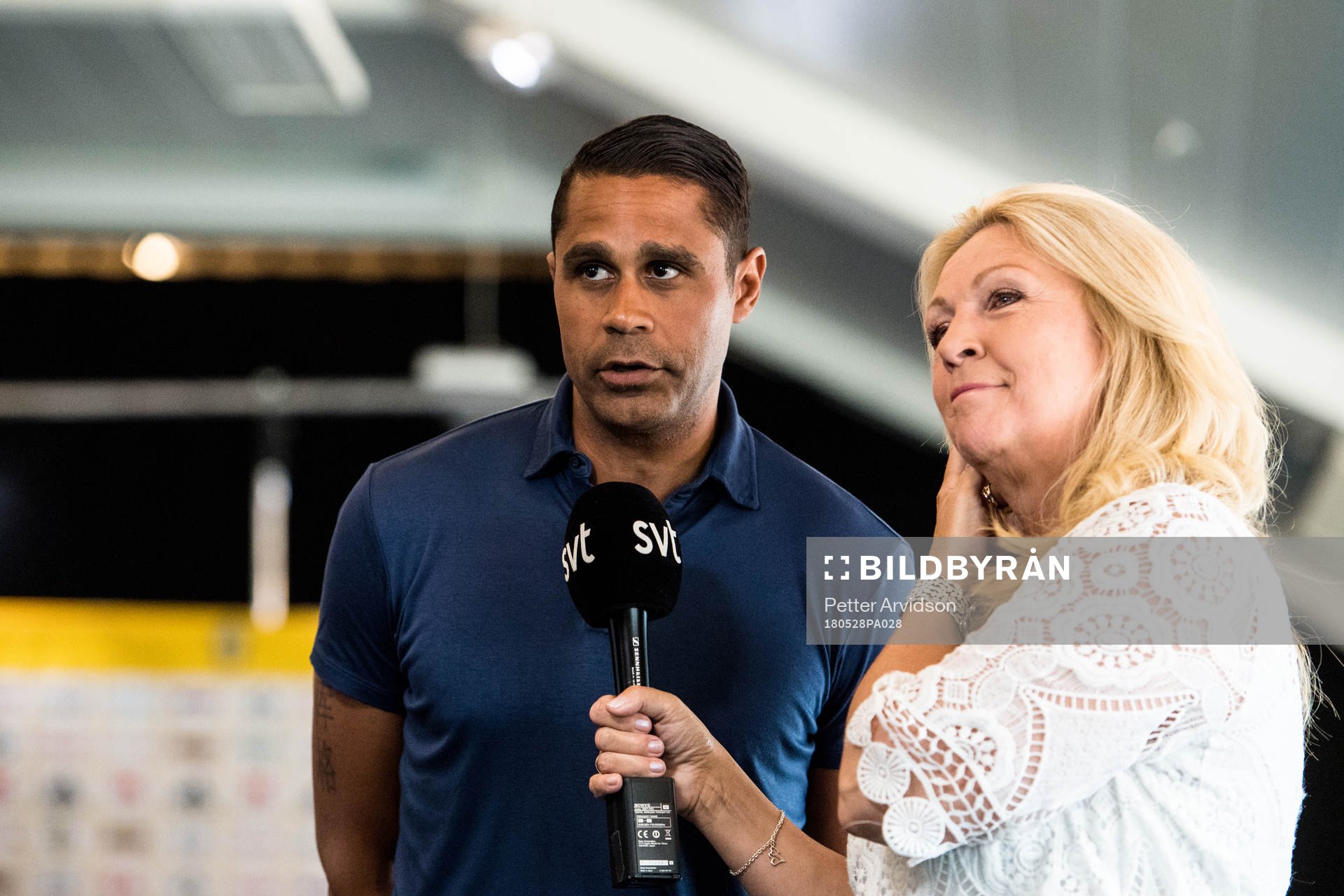 Daniel Nannskog och Jane Björck SVT