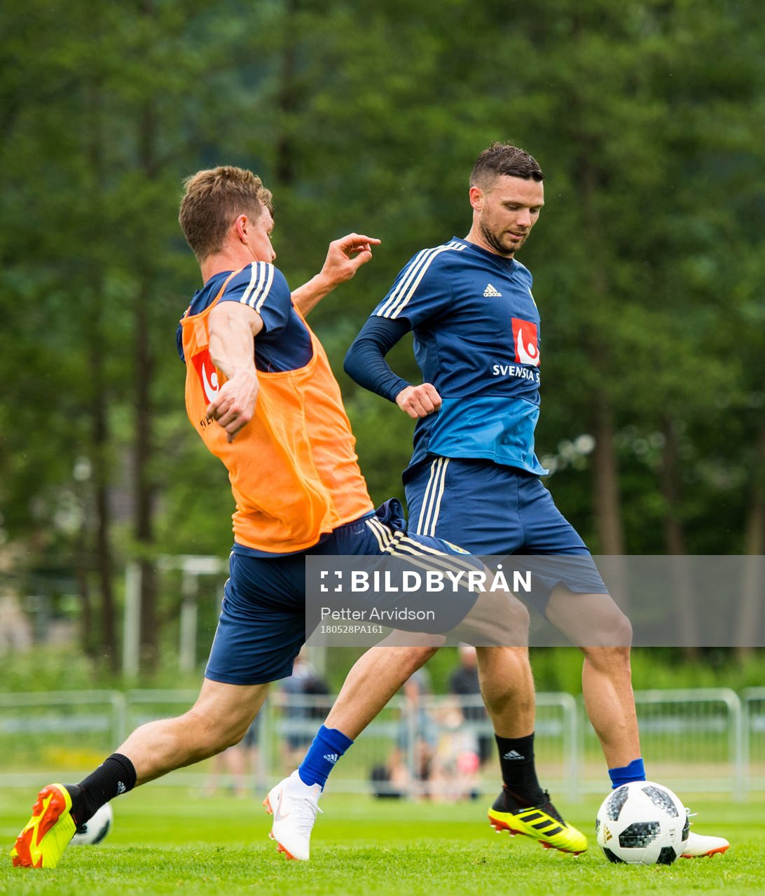 Marcus Berg och Emil Krafth