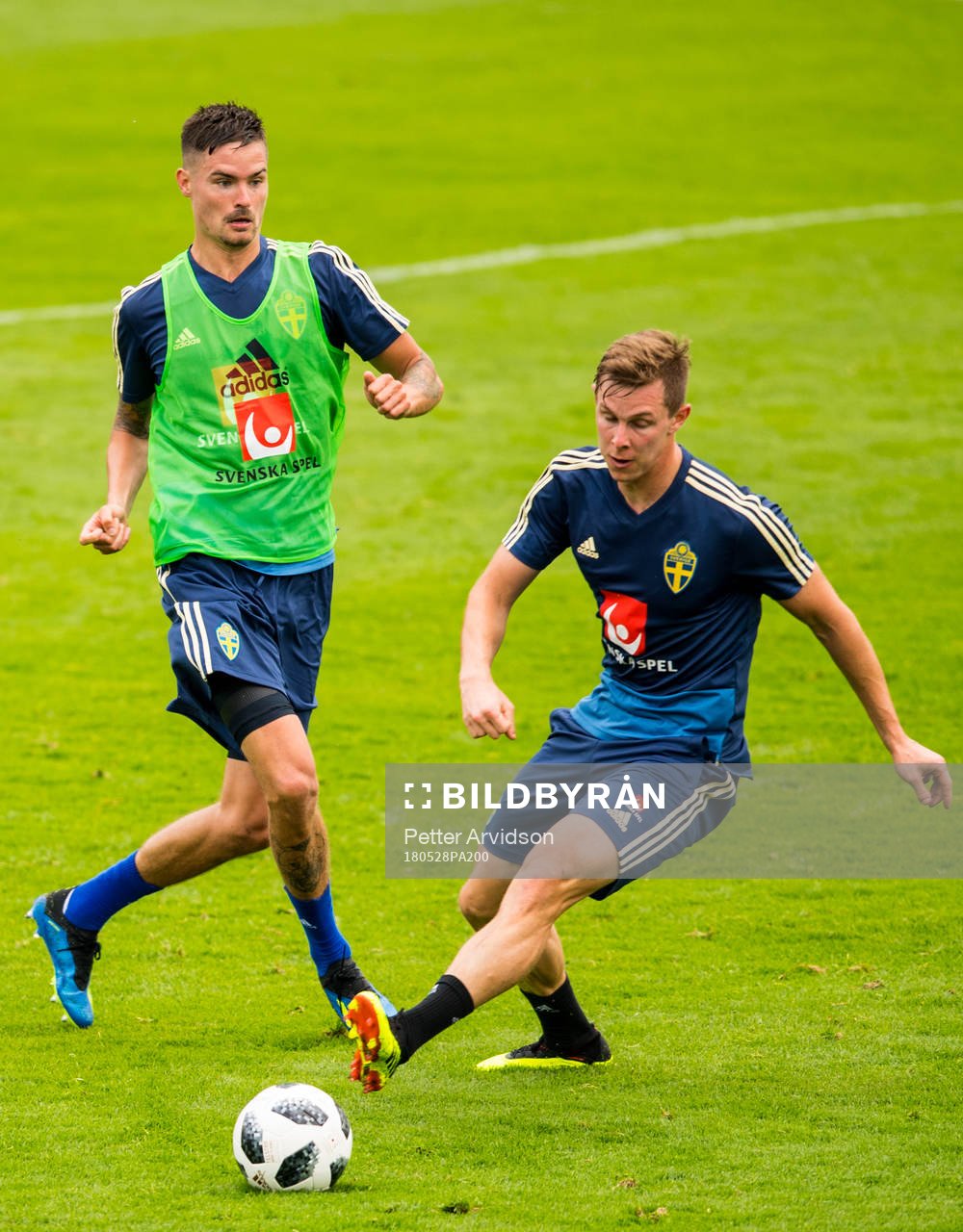 Mikael Lustig och Emil Krafth