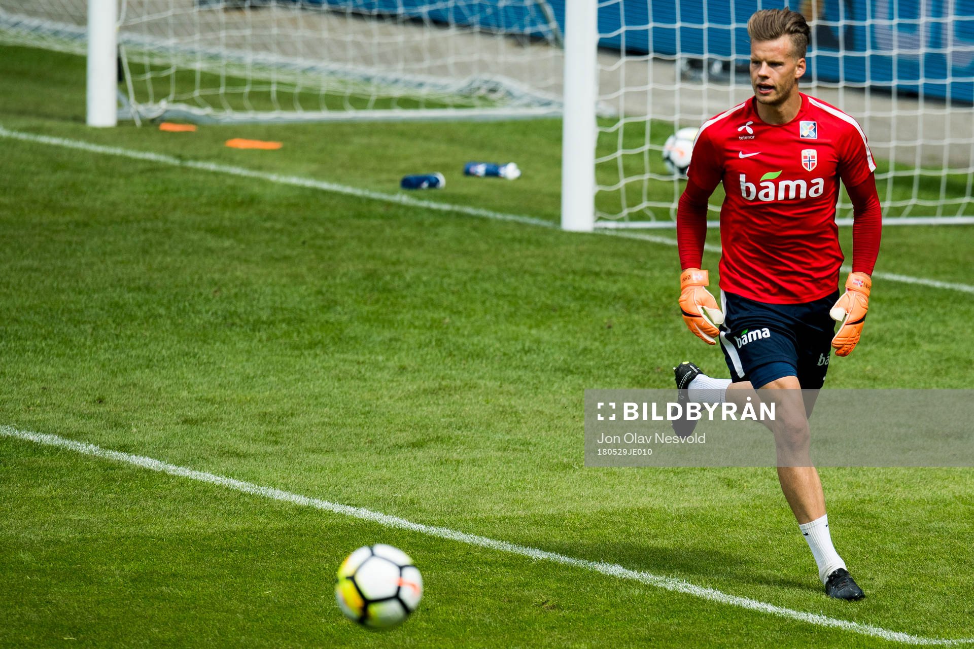 Goalkeeper Ørjan Nyland of Norway