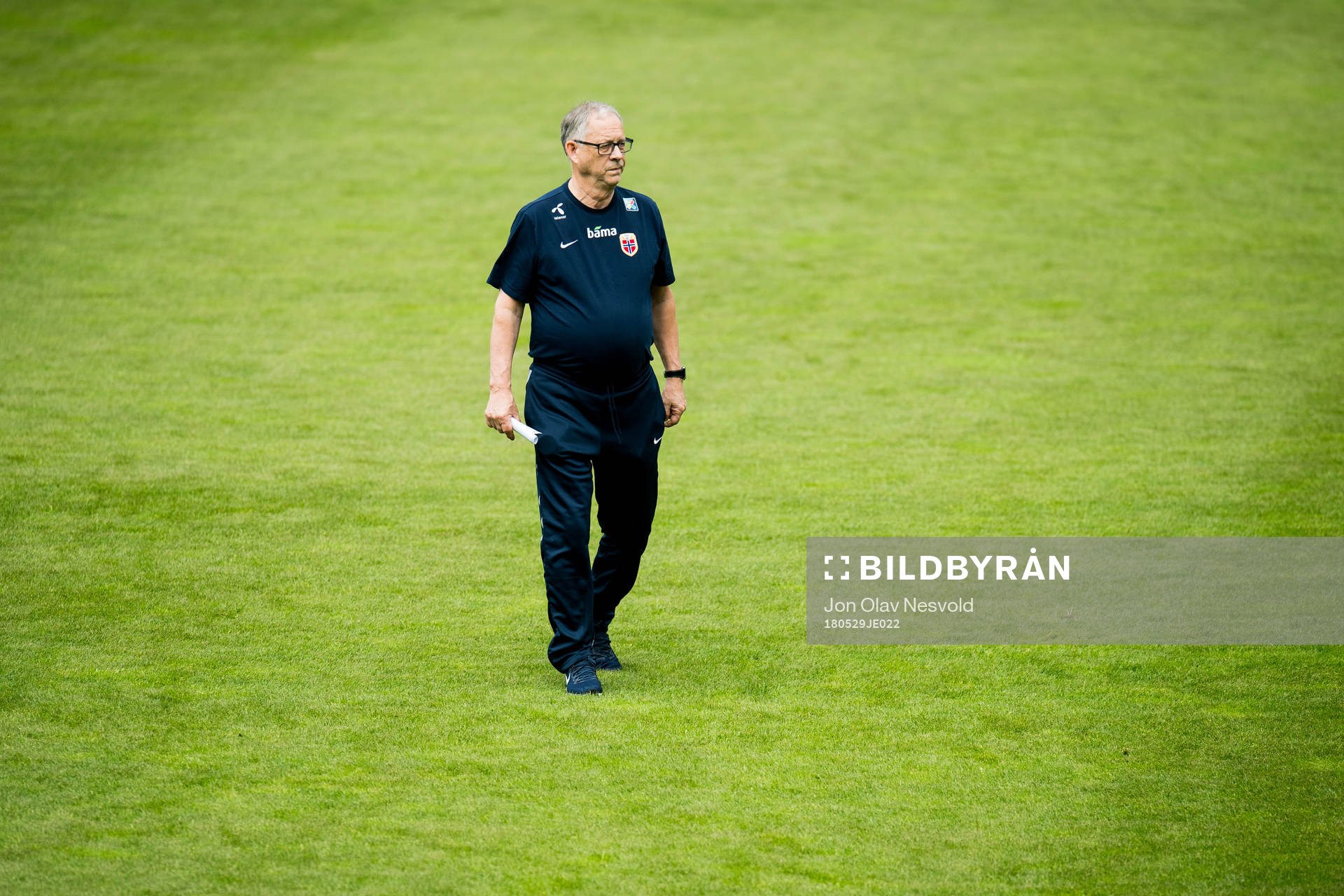 Lars Lagerbäck, head coach of Norway