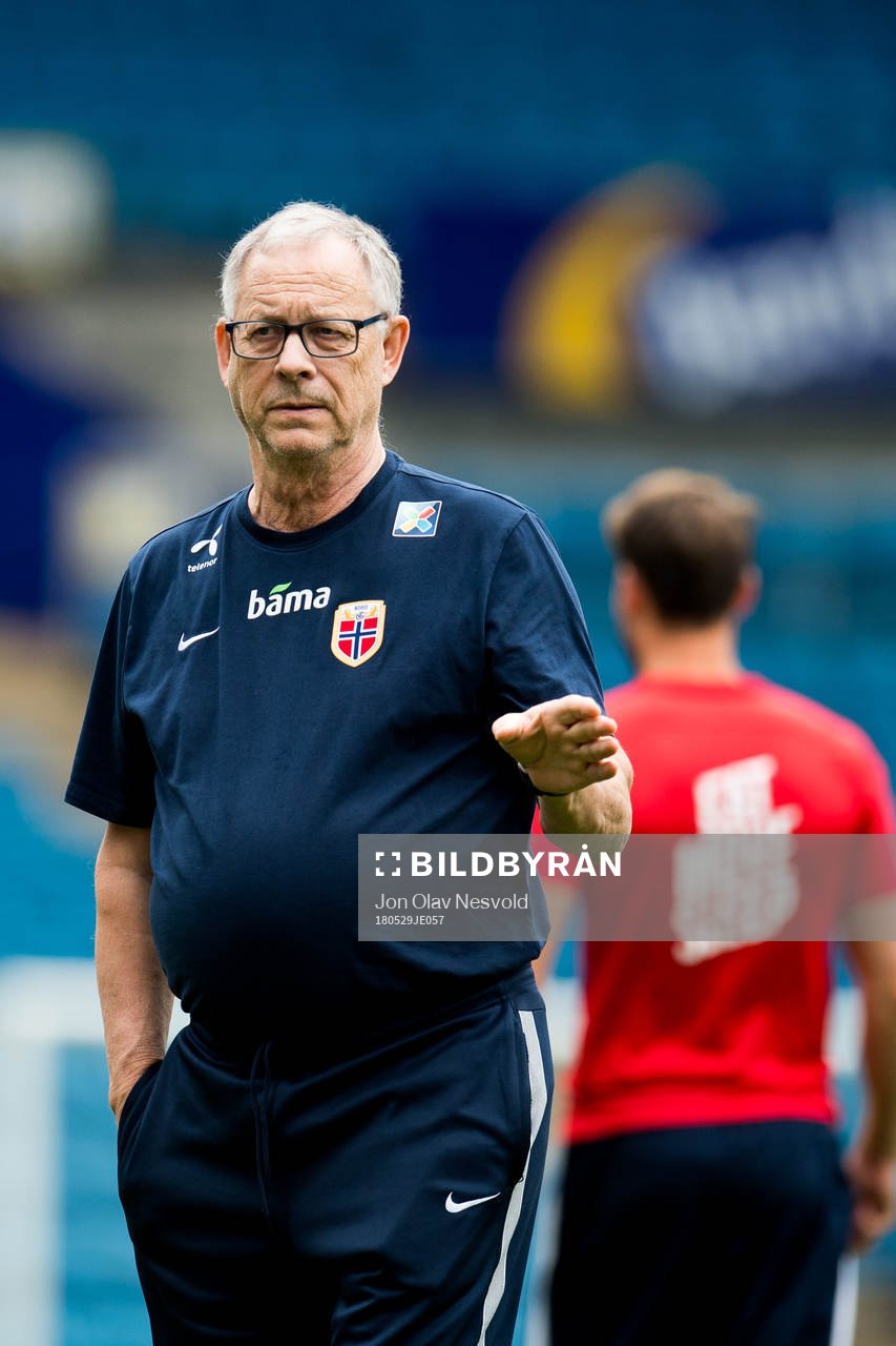 Lars Lagerbäck, head coach of Norway