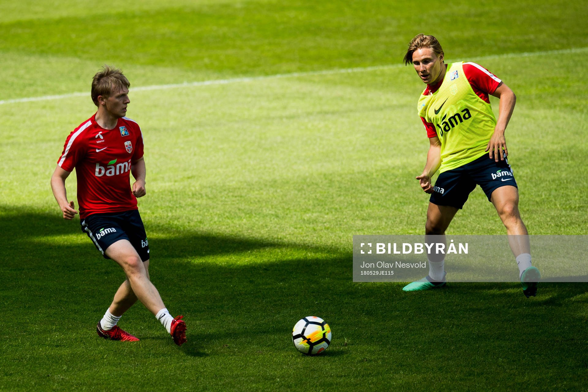 Mats Møller Dæhli and Jonas Svensson of Norway