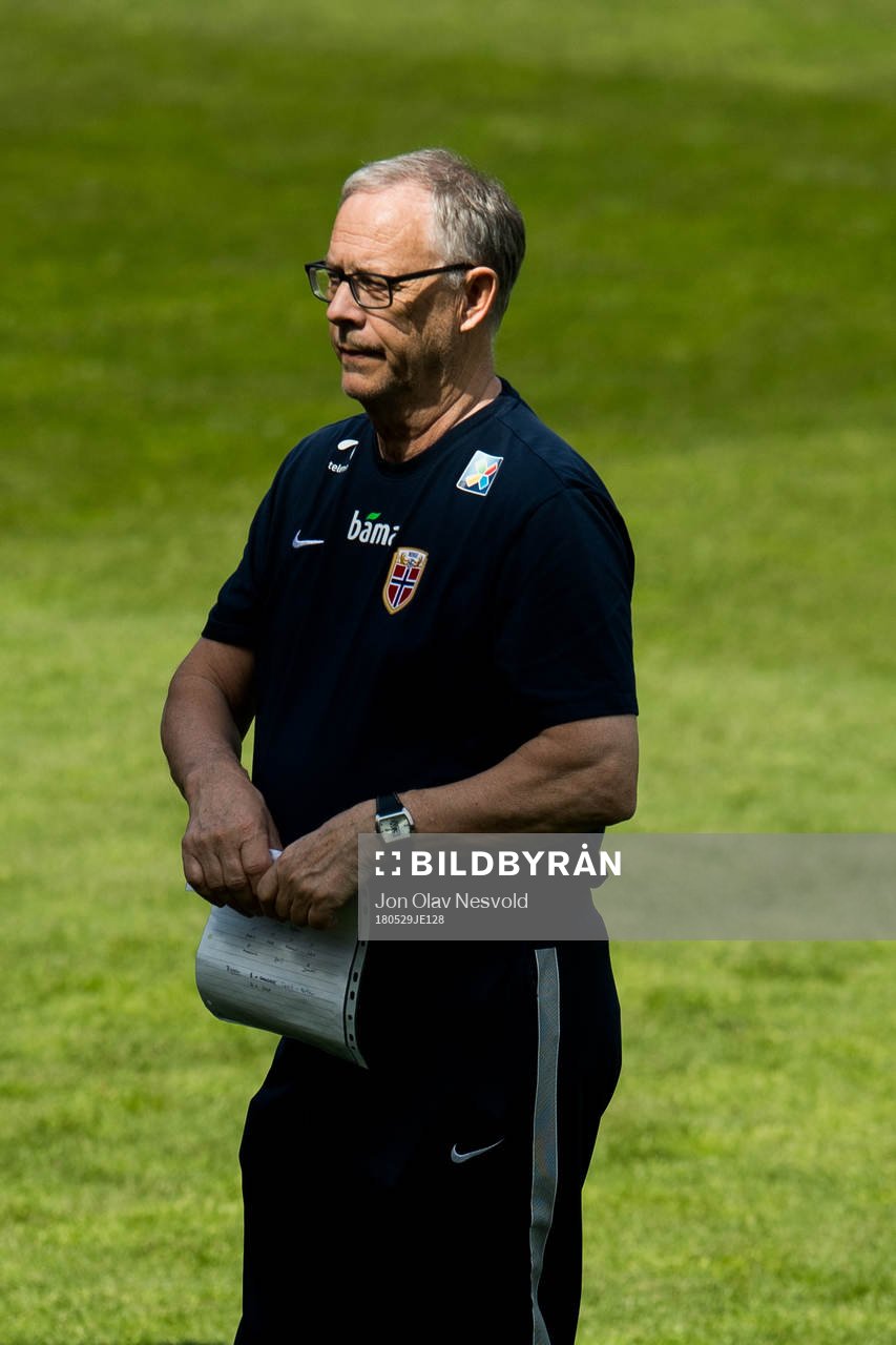 Lars Lagerbäck, head coach of Norway