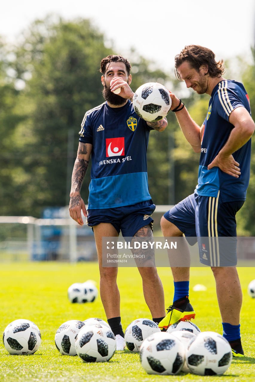 Jimmy Durmaz och Gustav Svensson