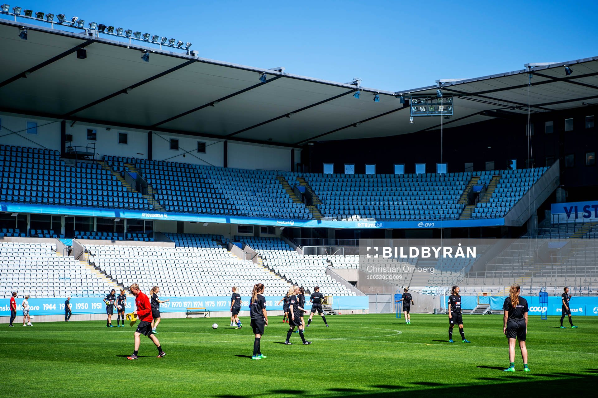 Spelarna på planen