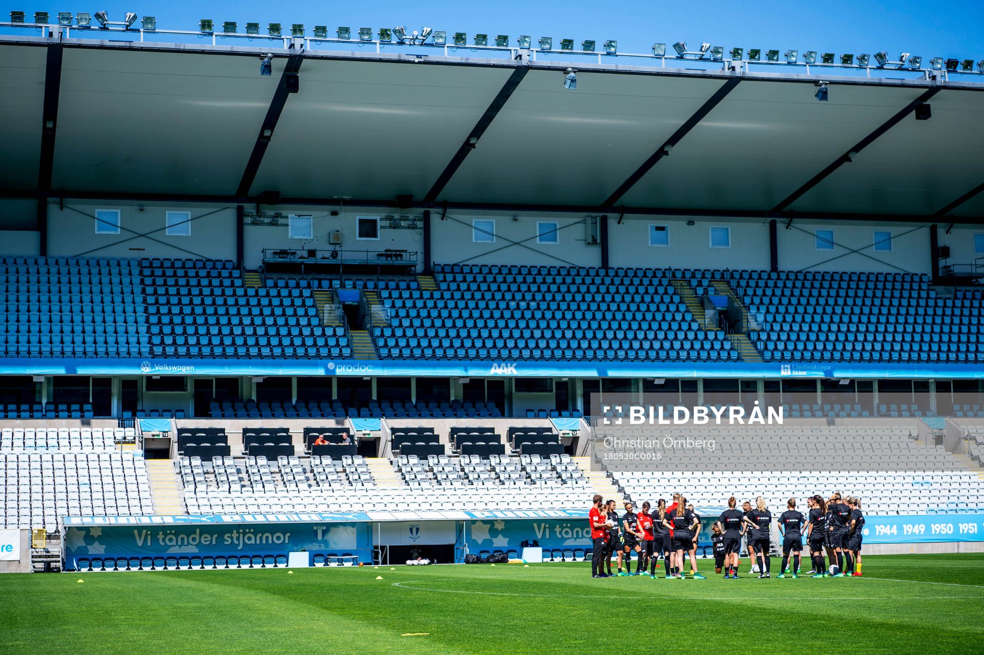 Samling på planen