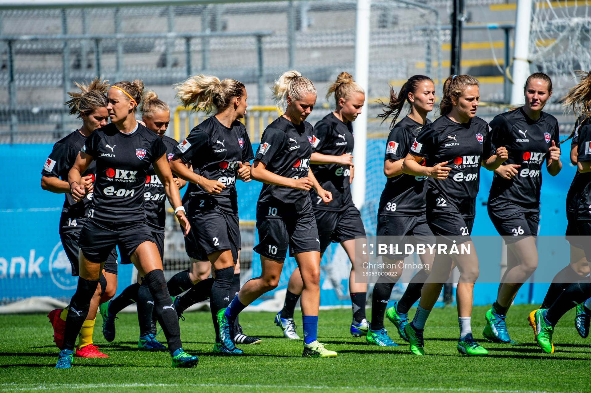 Sanne Troelsgaard Nielsen, Nellie Lilja och Fiona Brown i