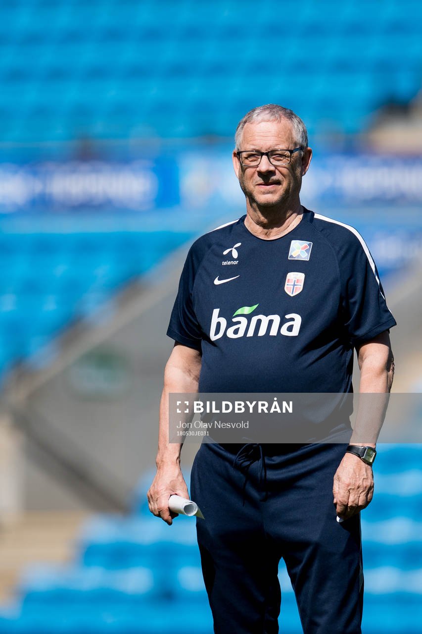 Lars Lagerbäck, head coach of Norway