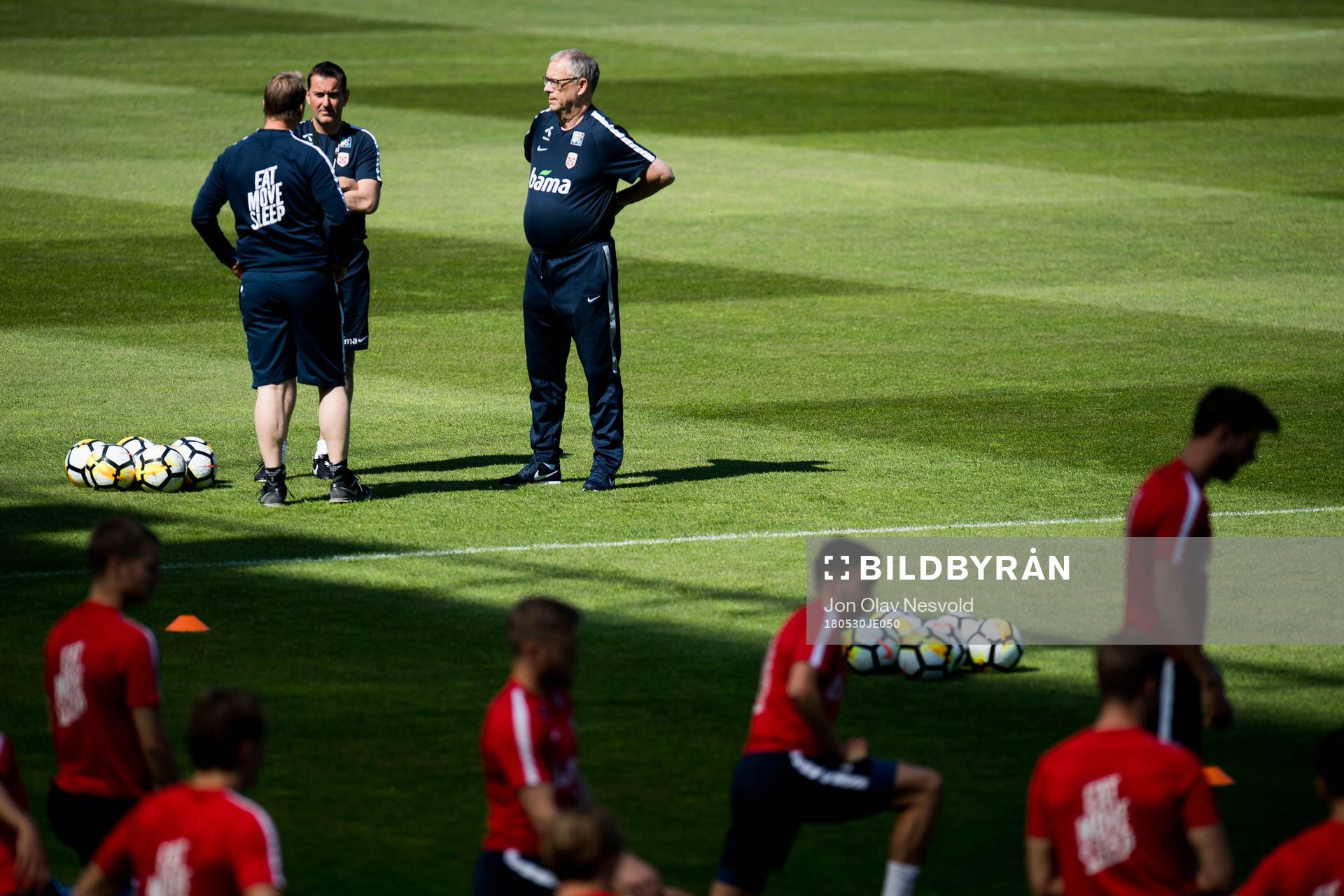 Lars Lagerbäck, head coach of Norway