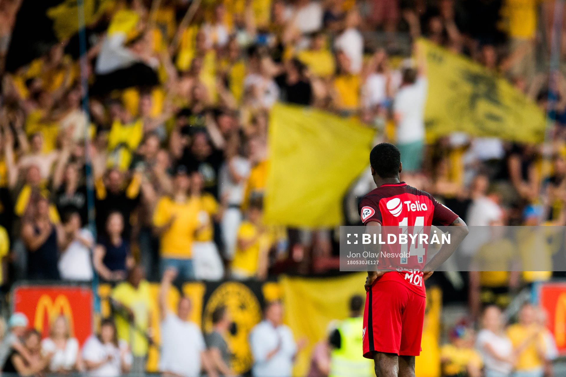 Ludcinio Marengo of Brann looks dejected