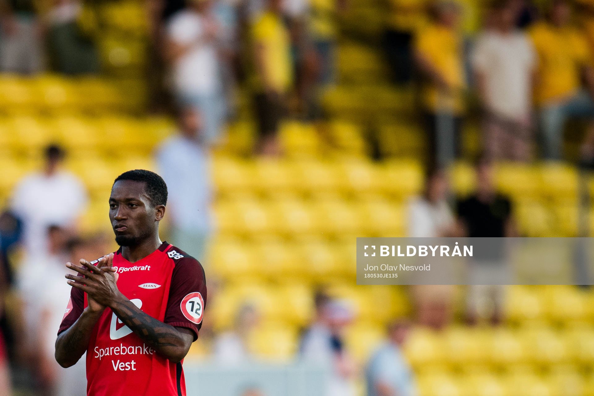 Gilbert Koomson of Brann looks dejected
