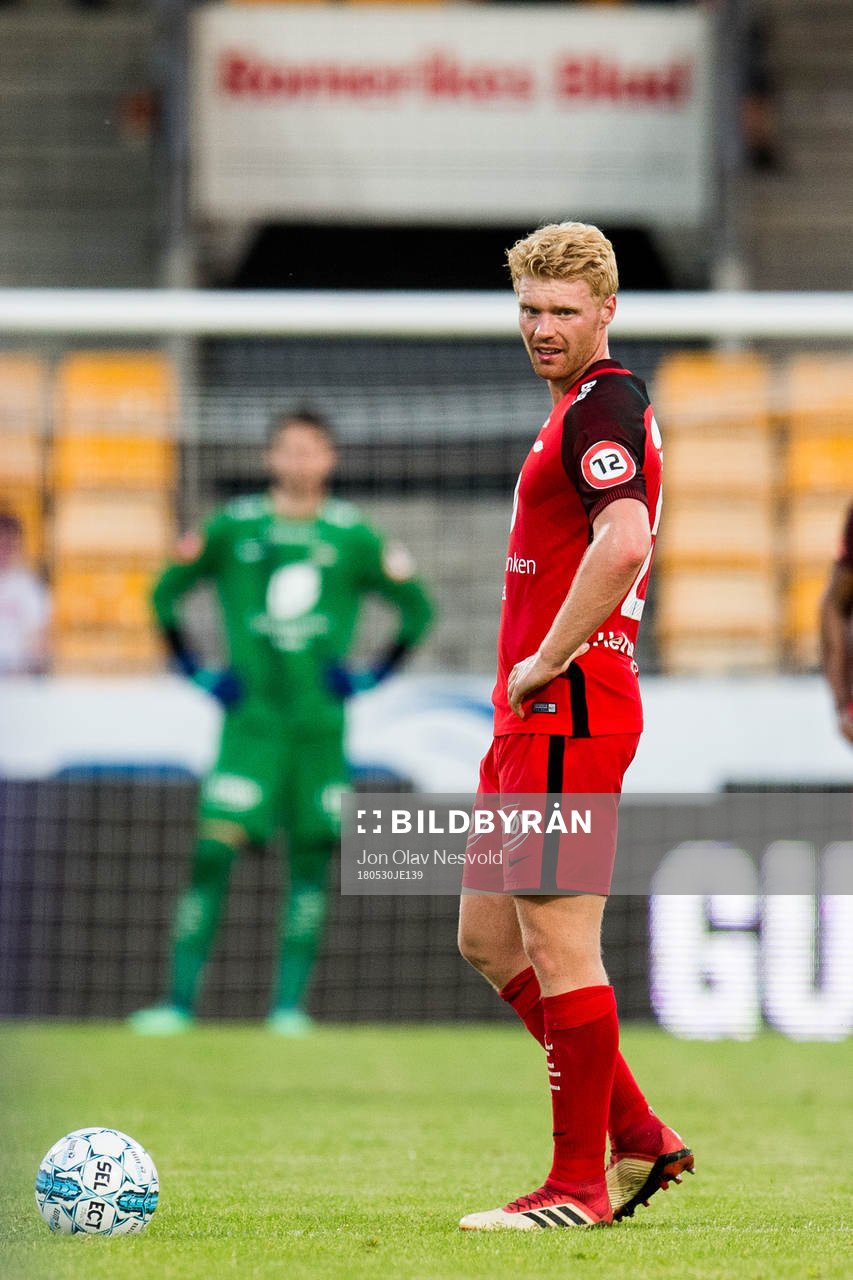 Sivert Heltne Nilsen of Brann looks dejected