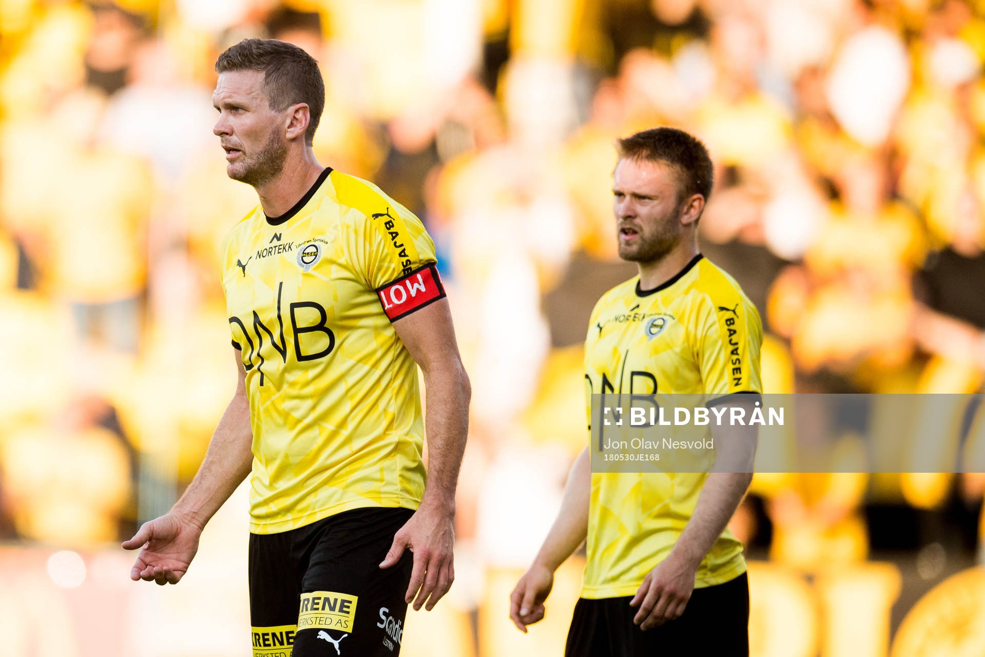 Frode Kippe and Marius Amundsen of Lillestrøm