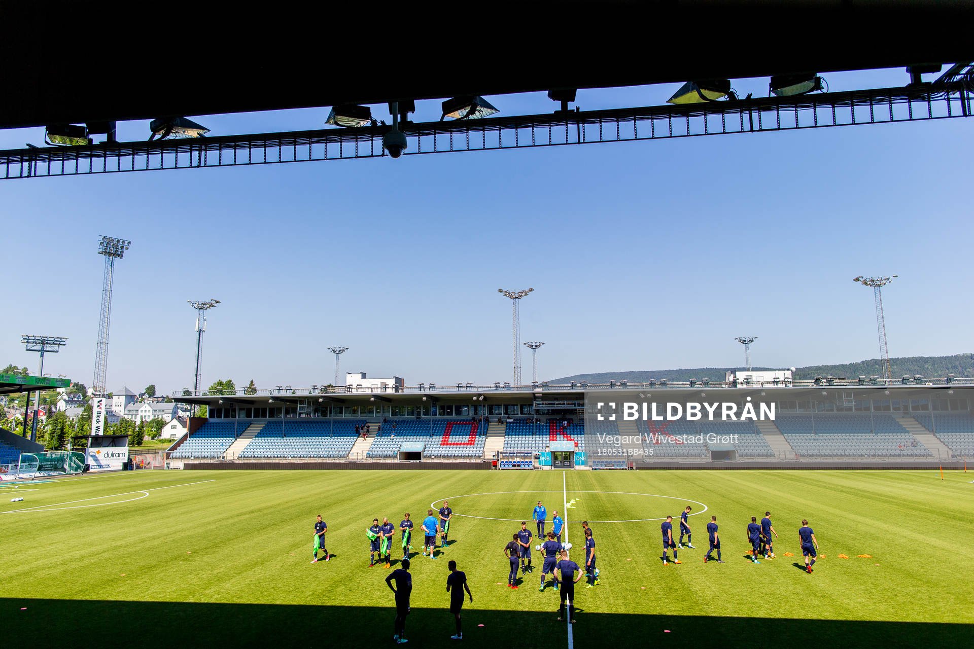 General view of Marienlyst stadion