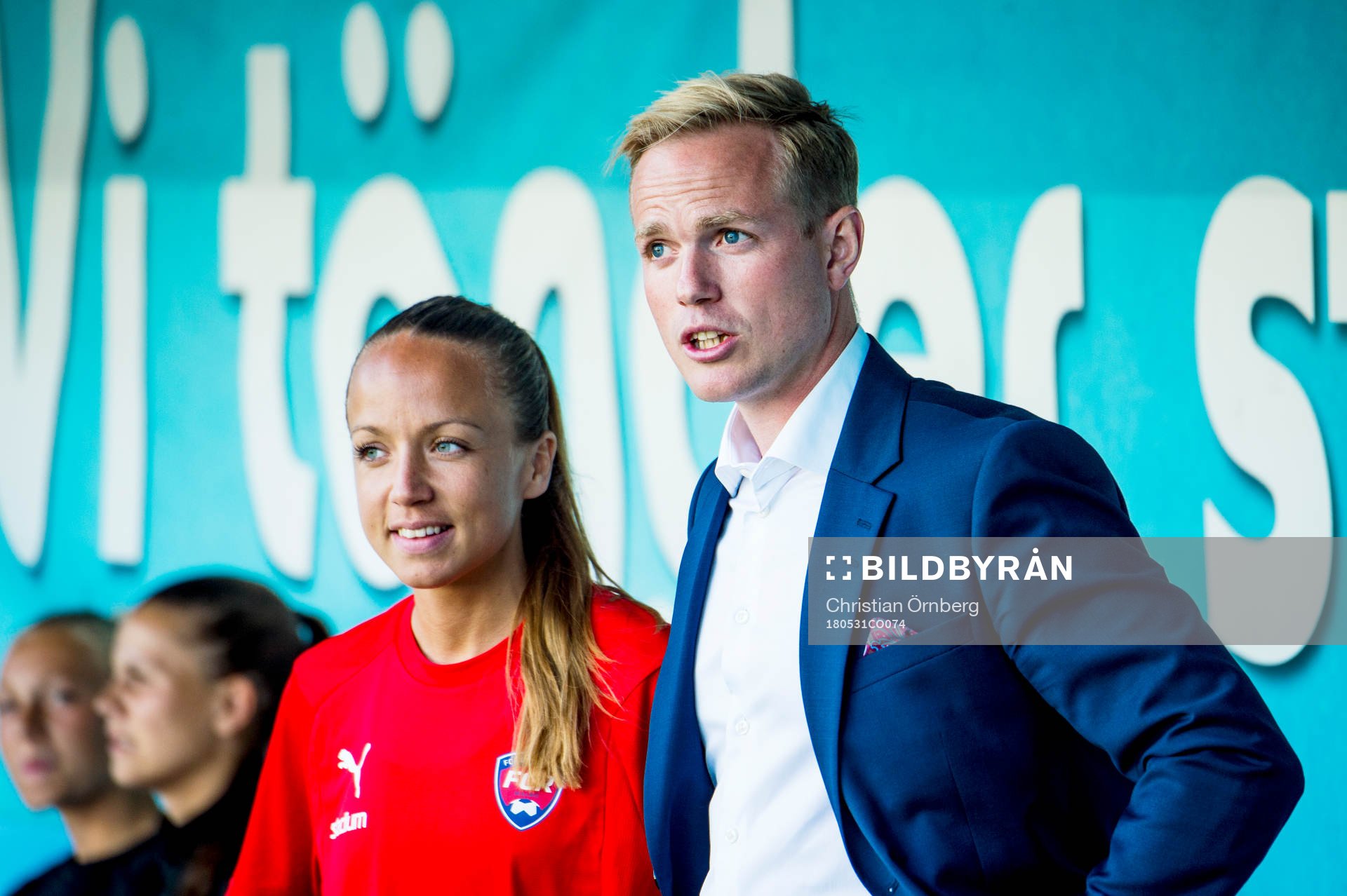 Rosengårds tränare Malin Levenstad och tränare Jonas