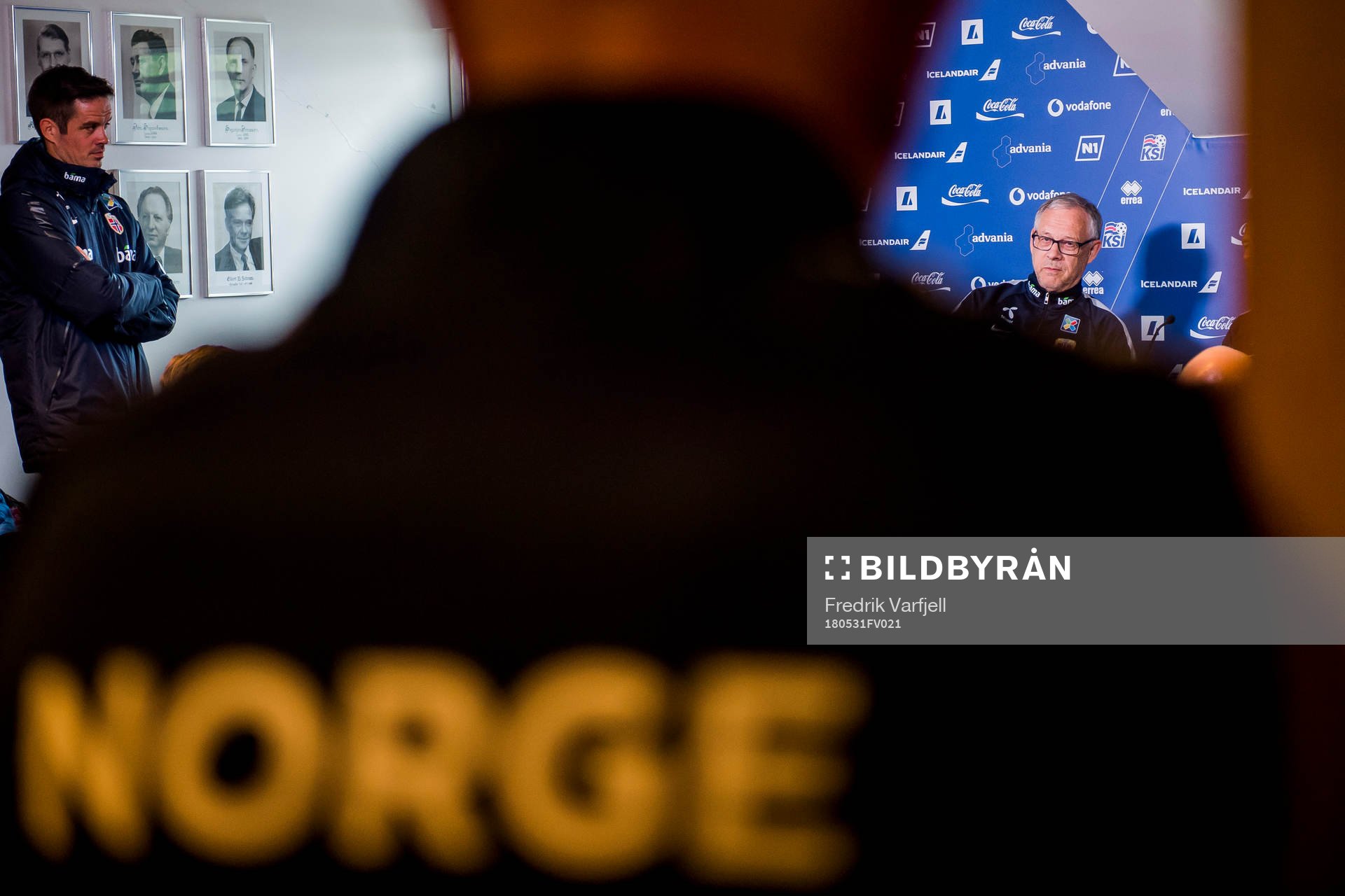 Lars Lagerbäck, head coach of Norway