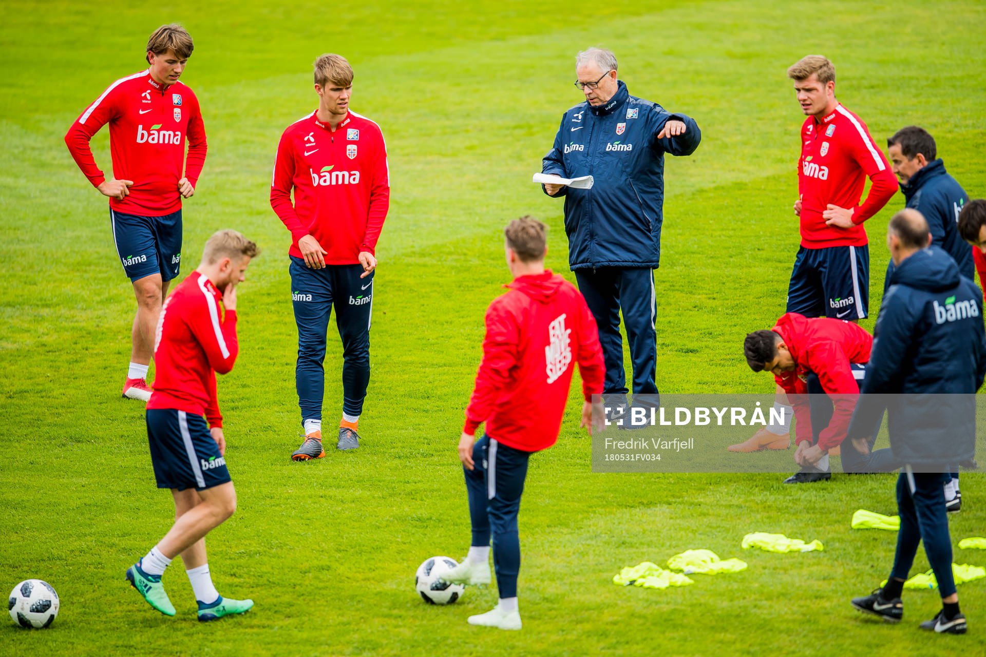 Lars Lagerbäck, head coach of Norway